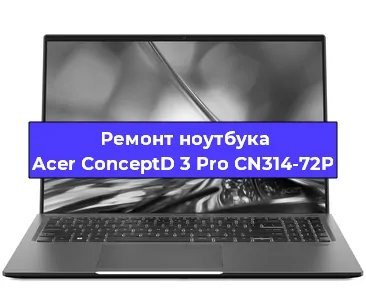 Чистка от пыли и замена термопасты на ноутбуке Acer ConceptD 3 Pro CN314-72P в Красноярске